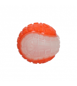 DOG COMETS GLOW IN THE DARK MOON BAL M ORANJE