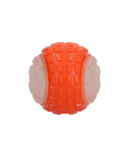 DOG COMETS GLOW IN THE DARK MOON BAL M ORANJE