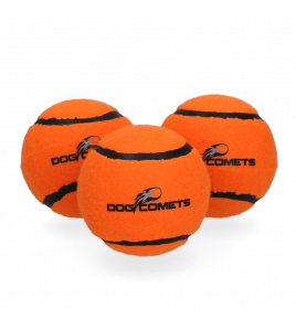 DOG COMETS TENNISBAL STARLIGHT M ORANJE (3-PACK)