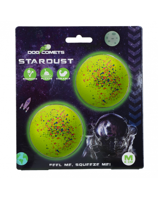 DOG COMETS STARDUST GROEN M (2-PACK) DOG COMETS STARDUST GROEN M (2-PACK)