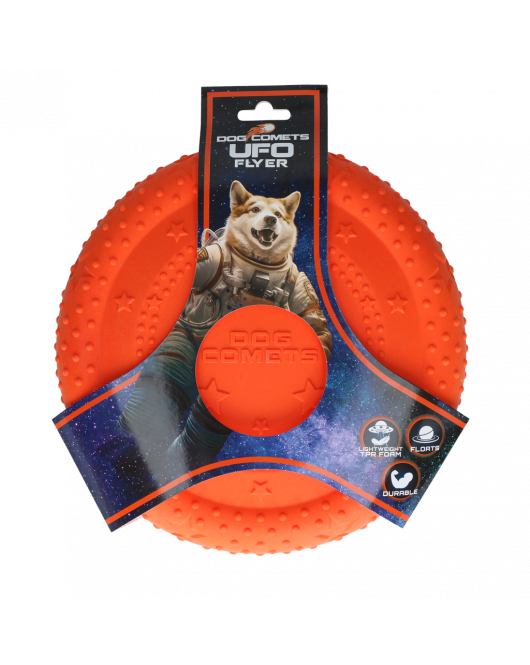 DOG COMETS UFO FLYER ORANJE DOG COMETS UFO FLYER ORANJE