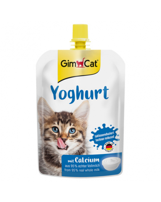 GIMCAT YOGHURT VOOR KATTEN 150 G MELK