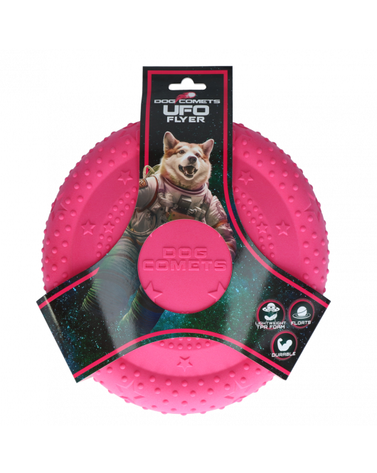 DOG COMETS UFO FLYER ROZE DOG COMETS UFO FLYER ROZE