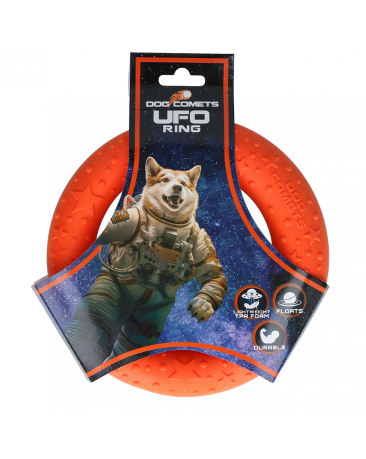DOG COMETS UFO RING ORANJE DOG COMETS UFO RING ORANJE