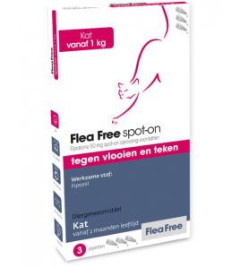 FLEA FREE SPOT-ON KAT 3 PIP.