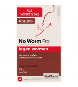 NO WORM PRO KAT (4 TABLETTEN)