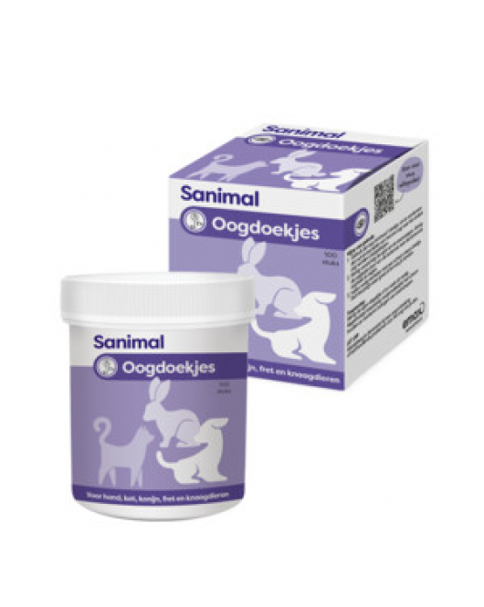 SANIMAL OOGDOEKJES 100 ST SANIMAL OOGDOEKJES 100 ST