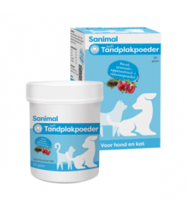 SANIMAL ANTI-TANDPLAKPOEDER 60 GR. 60 GR. SANIMAL ANTI-TANDPLAKPOEDER 60 GR. 60 GR.