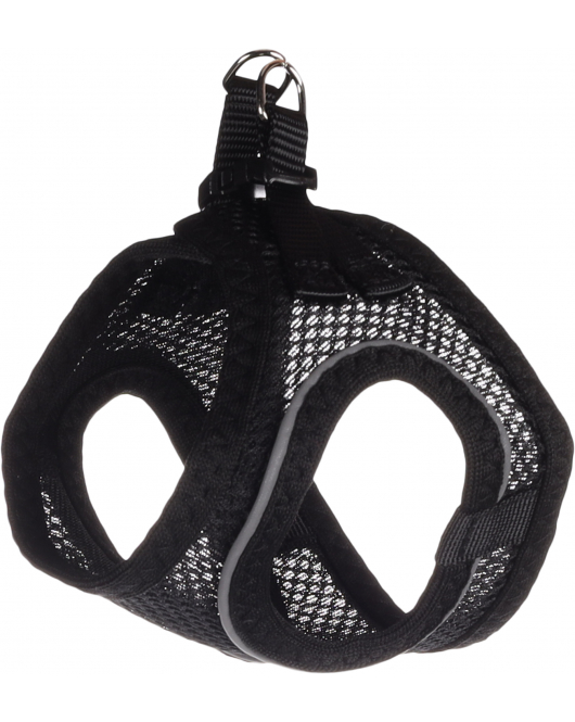 HOND HARNAS STEP&GO BENTO ZWART XXS 22-23CM 24-25CM