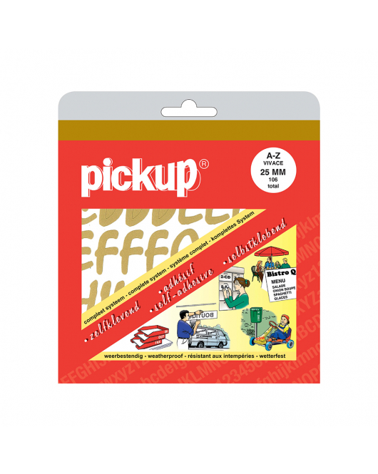 LETTERBOEK VIVACE GOUD 25 MM
