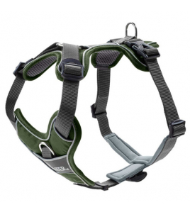 HUNTER HARNAS DIVO GROEN GRIJS 45-56 CM