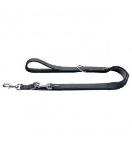 HUNTER VERSTELBARE HONDENLIJN DIVO &amp; MALDON 1,5X200 CM GRIJS