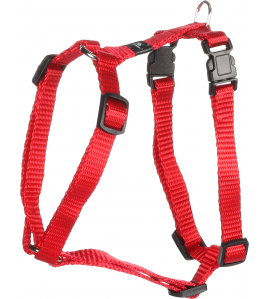 HOND HARNAS H-VORM ZIGGI ROOD XS 25-40CM 30-45CM 10MM