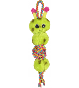 HS MIEP PLUCHE RUPS MET TOUW GROEN 40CM