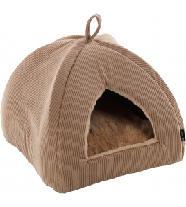 SLAAPPLAATS COLETTE TAUPE 38X38X40CM