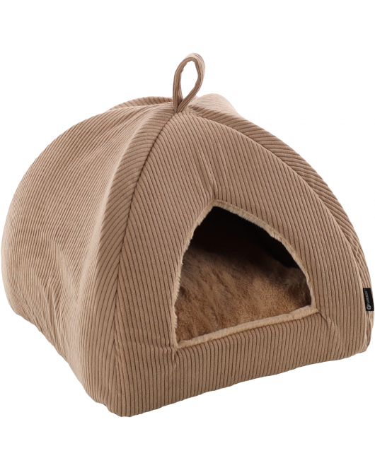 SLAAPPLAATS COLETTE TAUPE 38X38X40CM