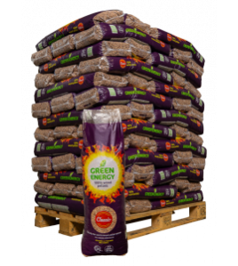 HOUTPELLETS BRUIN CLASSIC 15KG > AFGEHAALD