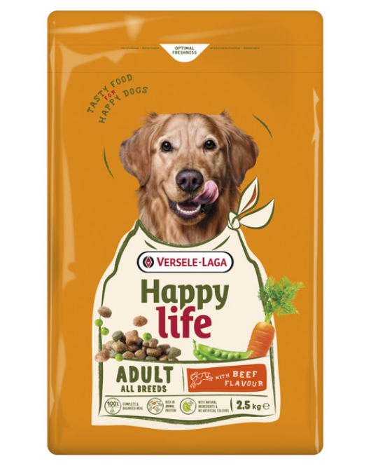 HAPPY LIFE ADULT 2,5 KG RUND
