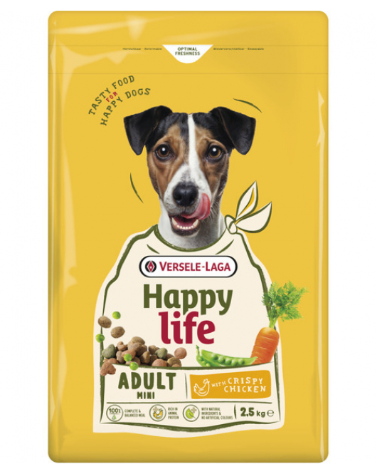 HAPPY LIFE ADULT MINI 2,5 KG KIP