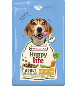 HAPPY LIFE ADULT LIGHT 2,5 KG KIP