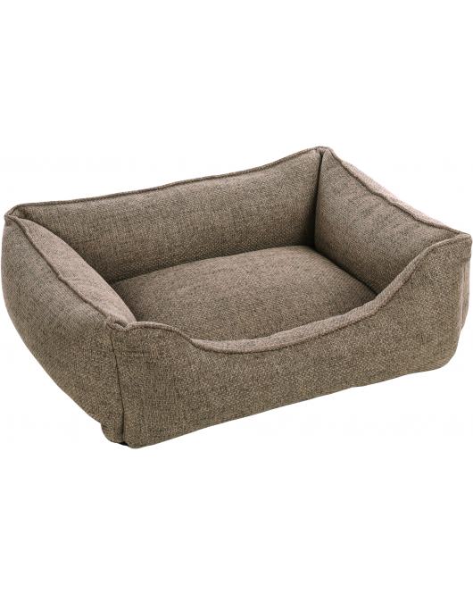 MAND GINI RECHTHOEKIG TAUPE 65X50X20CM