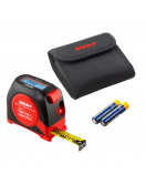 ROLBANDMAAT 2 MTR DIGITAAL METEC + LASER AFSTANDSMETER ROLBANDMAAT 2 MTR DIGITAAL METEC + LASER AFSTANDSMETER