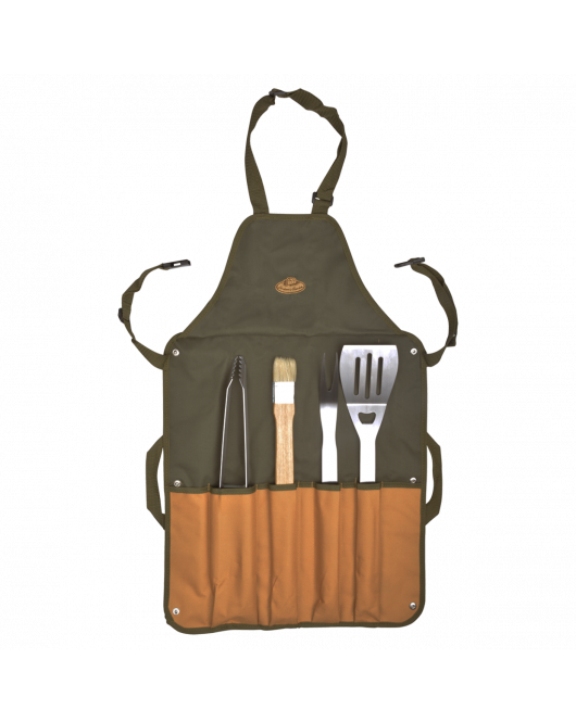 BBQ SCHORT MET GEREEDSCHAP