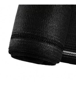 SCHERMGAAS 80% 150MTR, 50 METER ZWART