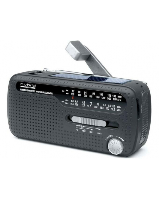 WERELDONTVANGER MET LAMP EN ALARM (NOODRADIO)