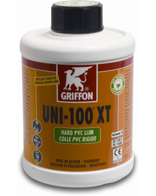 GRIFFON UNI-100 XT - THF-VRIJE HARD PVC LIJM KIWA - 250 ML (STUK(S)) GRIFFON UNI-100 XT - THF-VRIJE HARD PVC LIJM KIWA - 250 ML (STUK(S))
