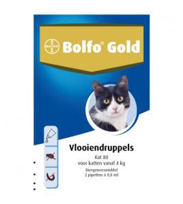 BOLFO GOLD KAT 80 2 STUKS VAN 4 KG