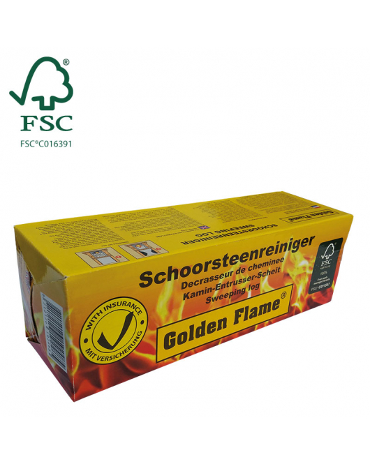 SCHOORSTEENREINIGER MET BRANDVERZEKERING FSC®