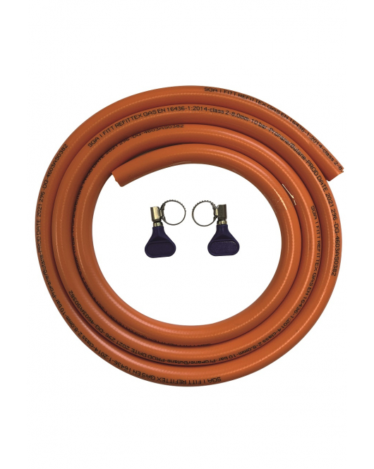 SLANGSET 2 METER MET SLANGKLEM