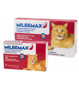 MILBEMAX TABLETTEN KAT GROOT 4 TABL. &amp;GT;2KG 4 ST