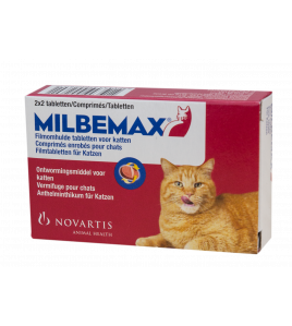 MILBEMAX TABLETTEN KAT GROOT 4 TABL. &amp;GT;2KG 4 ST