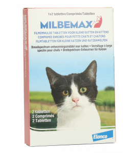 MILBEMAX TABLETTEN KITTEN/KAT KLEIN R 2 TABL. 0,5-2KG 2 ST