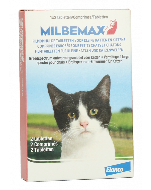 MILBEMAX TABLETTEN KITTEN/KAT KLEIN R 2 TABL. 0,5-2KG 2 ST