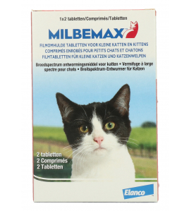 MILBEMAX TABLETTEN KITTEN/KAT KLEIN R 2 TABL. 0,5-2KG 2 ST