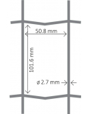 PARCO CRAPAL2 50,8X101,6 MM 120 CM X 25 M