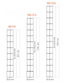 PLASTIROL ZWART RAL9005 80 CM 25 M