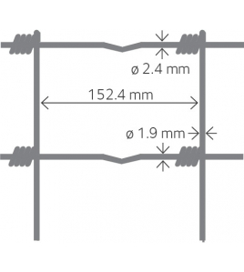 SCHAPENGAAS LICHT PRAIRIE CRAPAL2 150X19X15 50 M