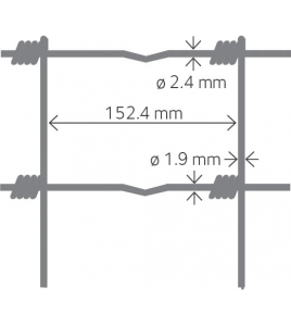 SCHAPENGAAS LICHT PRAIRIE CRAPAL2 200X22X15 50 M