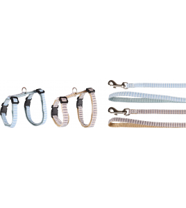 KITTENHARNAS + LIJN SERWAN 16-25CM 10MM ASSORTIMENT KITTENHARNAS + LIJN SERWAN 16-25CM 10MM ASSORTIMENT