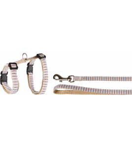 KITTENHARNAS + LIJN SERWAN 16-25CM 10MM ASSORTIMENT KITTENHARNAS + LIJN SERWAN 16-25CM 10MM ASSORTIMENT