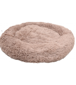 MAND KREMS ROND LICHTBRUIN 50X50X18CM