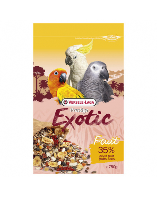 VERSELE-LAGA PRESTIGE PRE EXOTIC PAPEGAAIEN FRUIT 750 G
