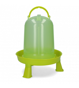 GAUN PLUIMVEE DRINKTOREN OP POOTJES LIMOENGROEN 3 L