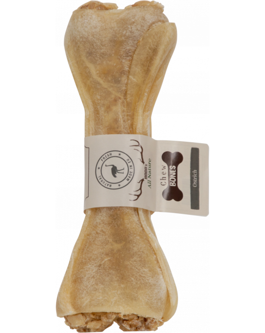 HAB ALL NATURE KAUWBOT MET STRUISVOGEL-115G 17CM