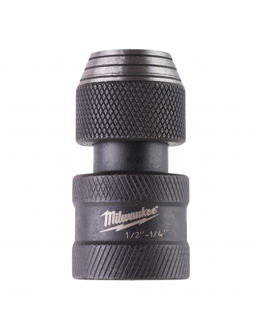 DOPPEN VERLOOPSTUK SHOCKWAVE 1/2 NAAR HEX 1/4 SCHROEFBIT DOPPEN VERLOOPSTUK SHOCKWAVE 1/2 NAAR HEX 1/4 SCHROEFBIT