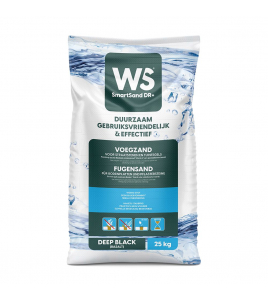 WS SMARTSAND DEEP BLACK DR+ (GRANIET) 25 KG (POLYMEERZAND)